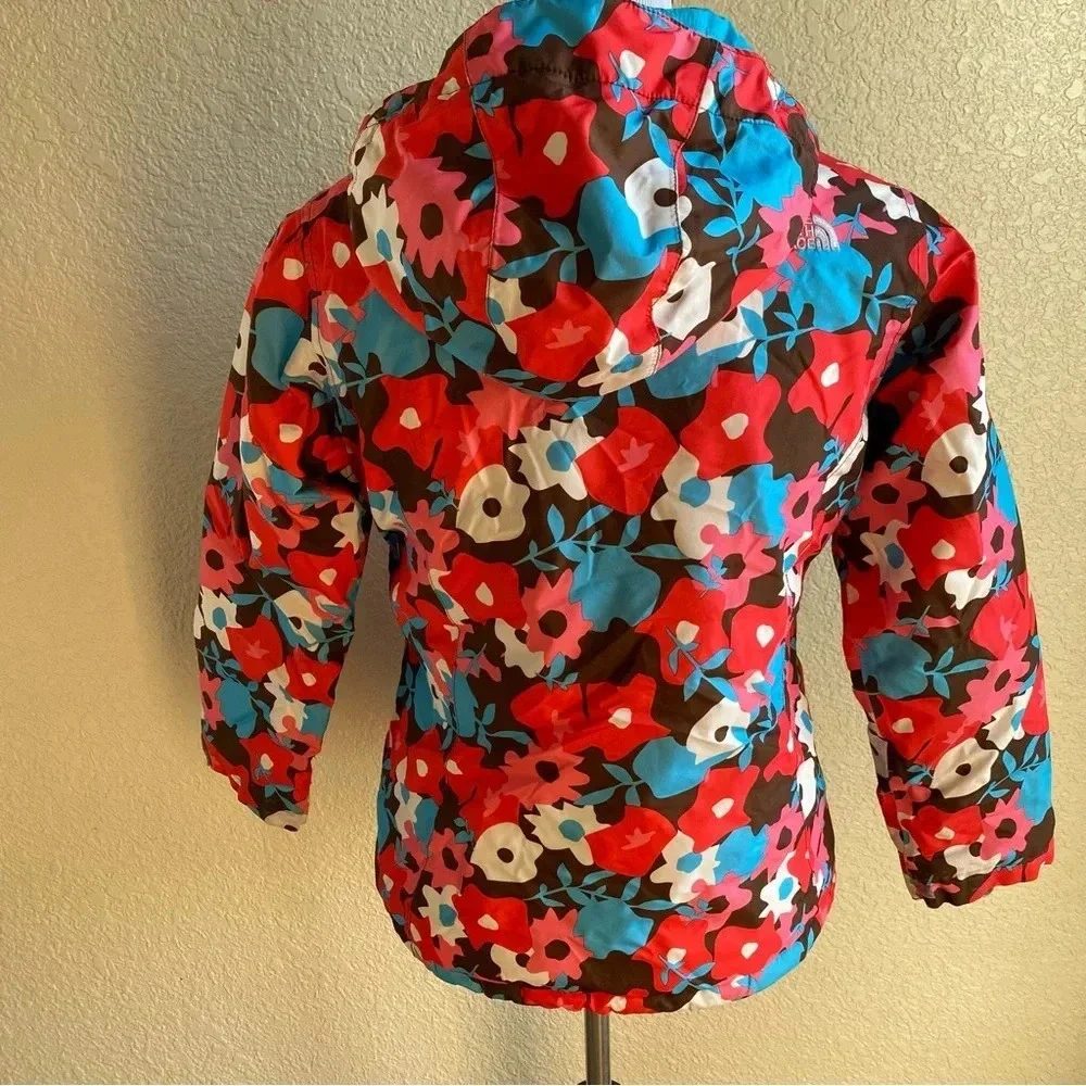 The North Face HeatSeeker Hyvent Jacket Ski Coat Insulated Floral Hooded: Large
